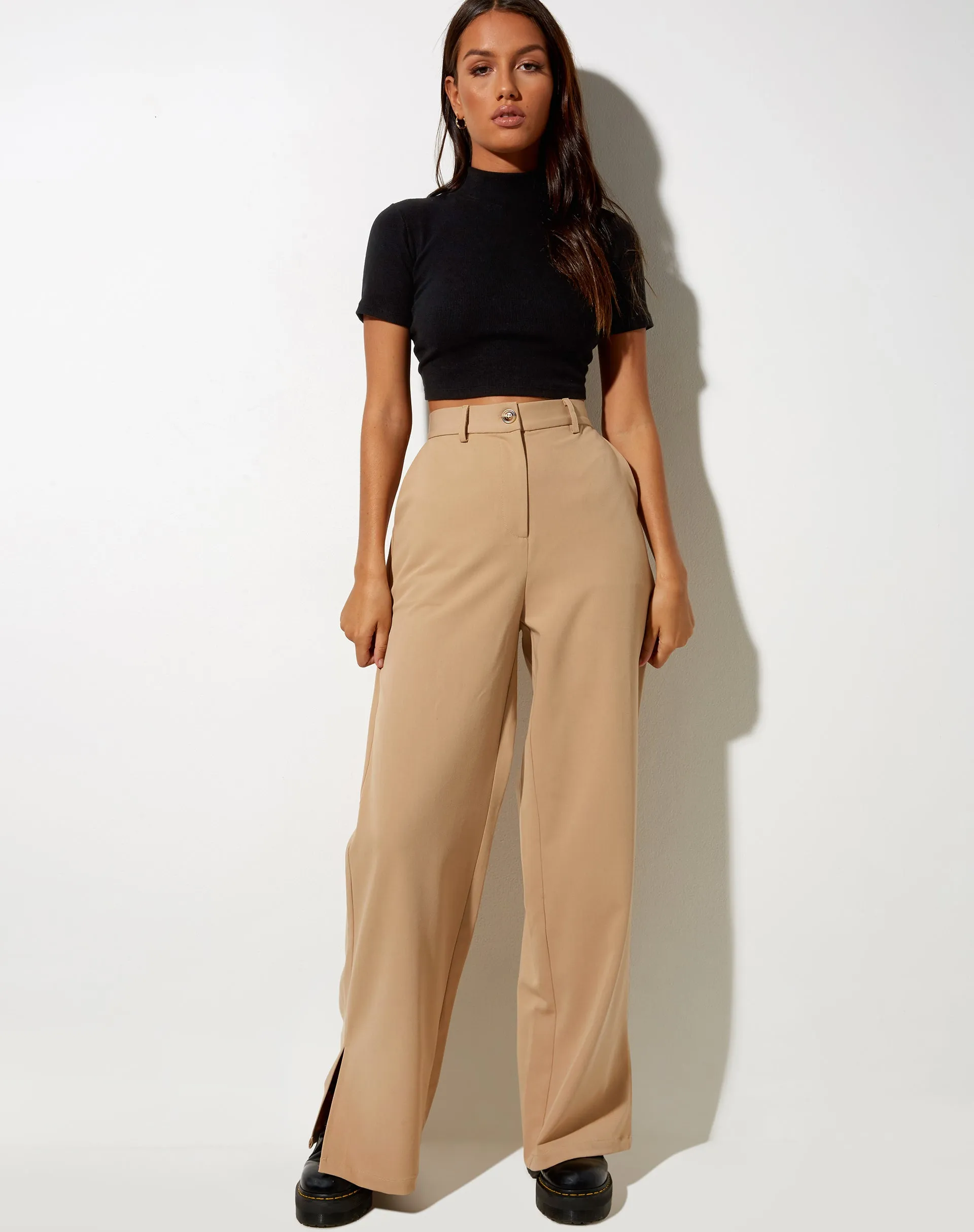 Gege Trouser in Almond