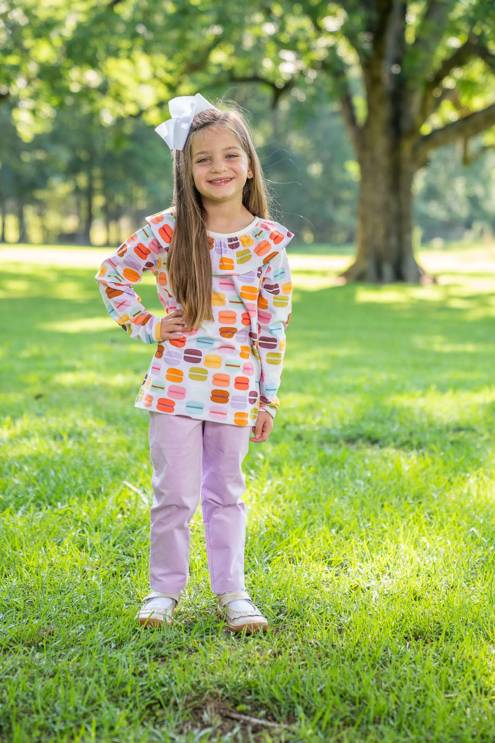 Girls Lilac Cord Pants