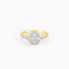 Gold Gleaming Prestige Diamond Ring