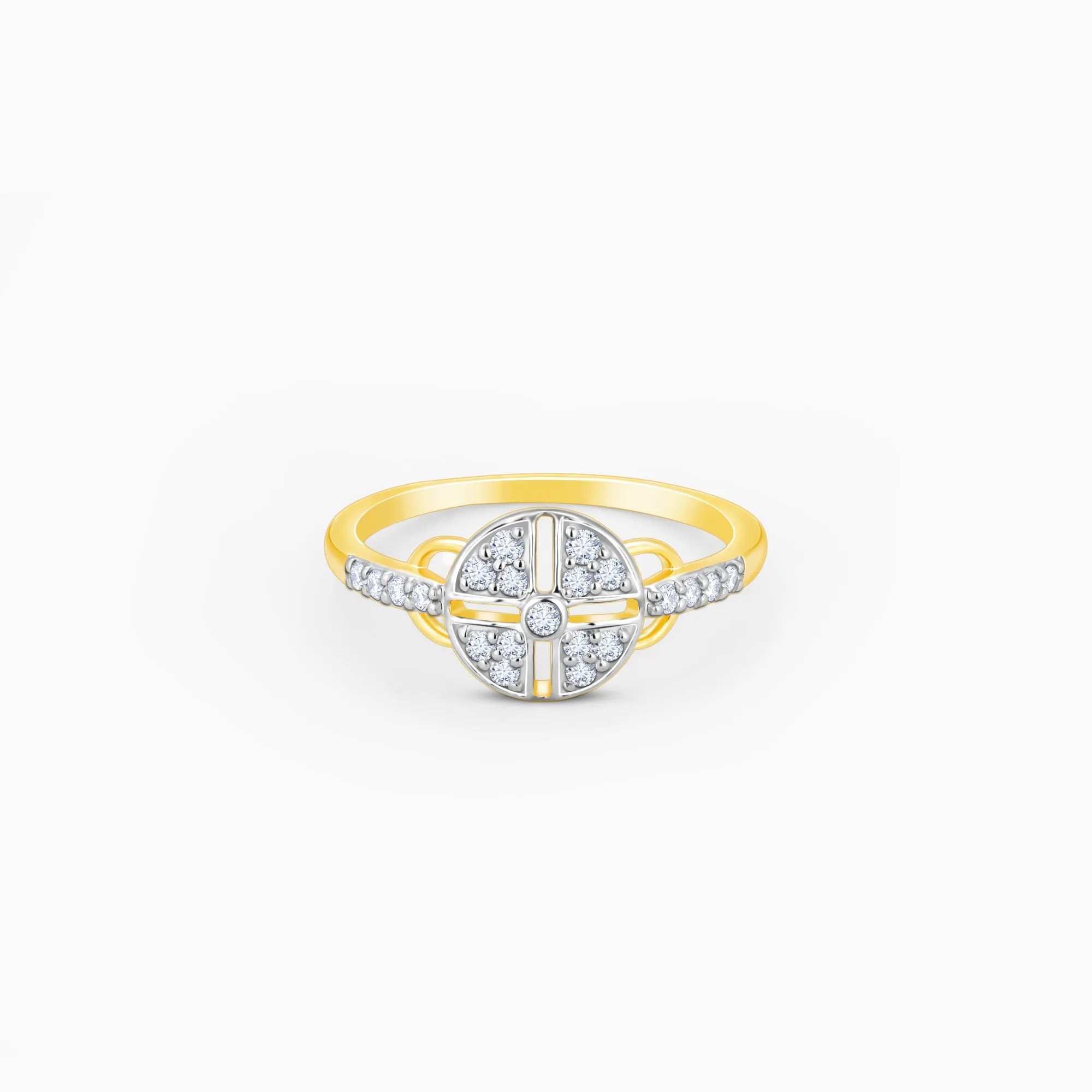 Gold Gleaming Prestige Diamond Ring