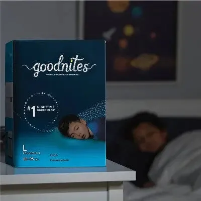 Goodnites Boys' Nighttime Bedwetting Underwear - L/XL - 34ct