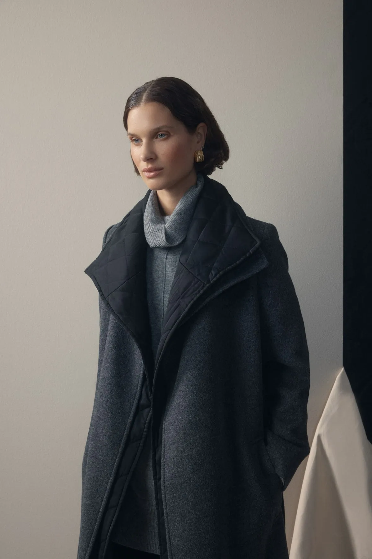 Greenwich Coat - Charcoal