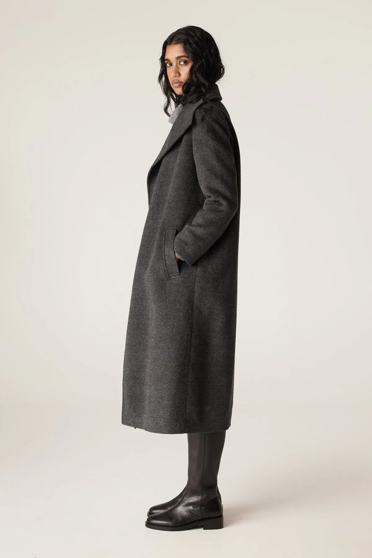 Greenwich Coat - Charcoal