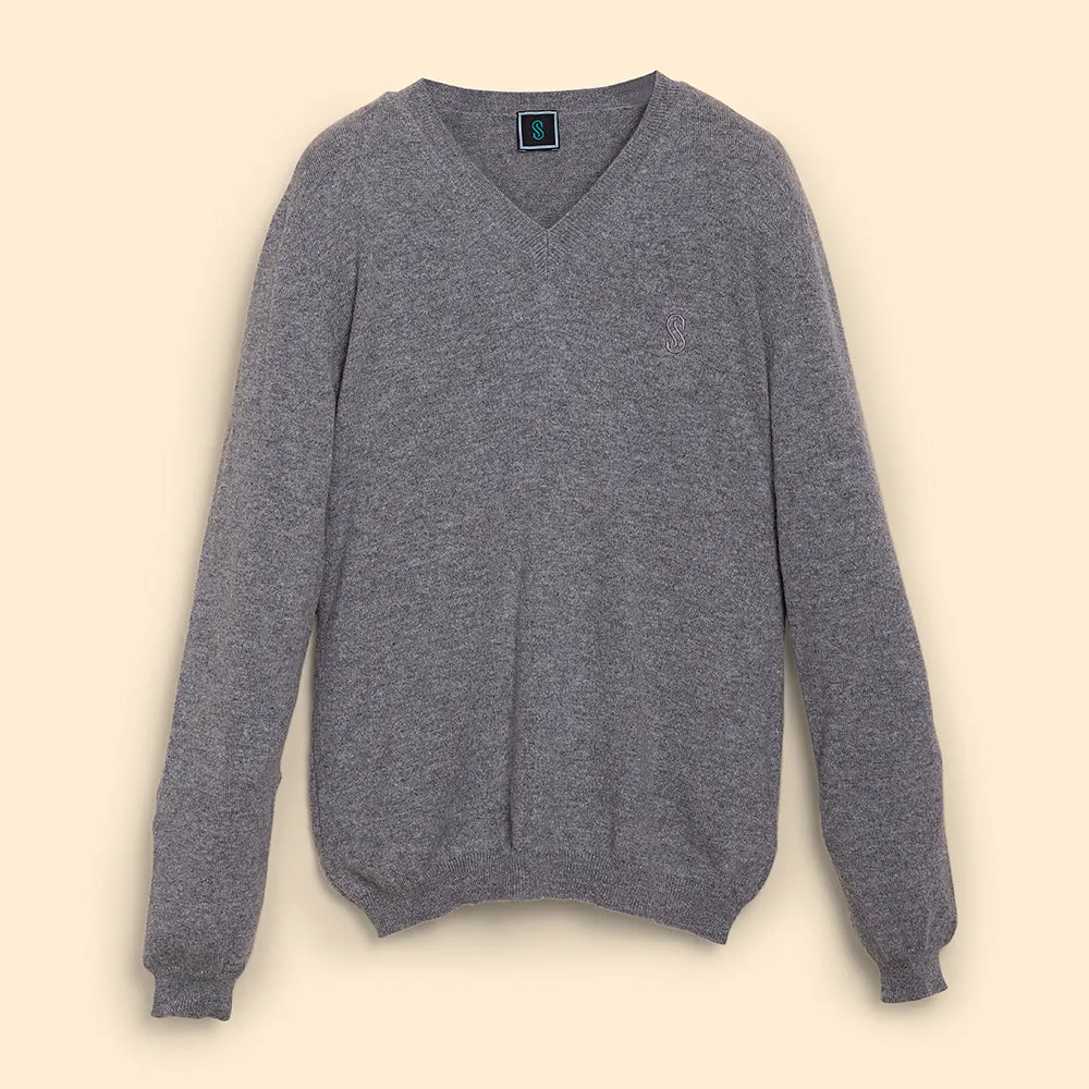 Grey cashmere sweater Woman