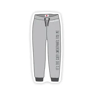 Grey Sweatpants Naughty Sticker - Pack Of 3