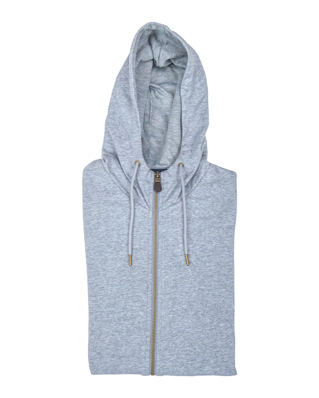 Grey Zip Through Hoodie