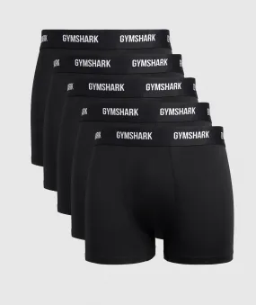 Gymshark Boxers 5 PK - Black