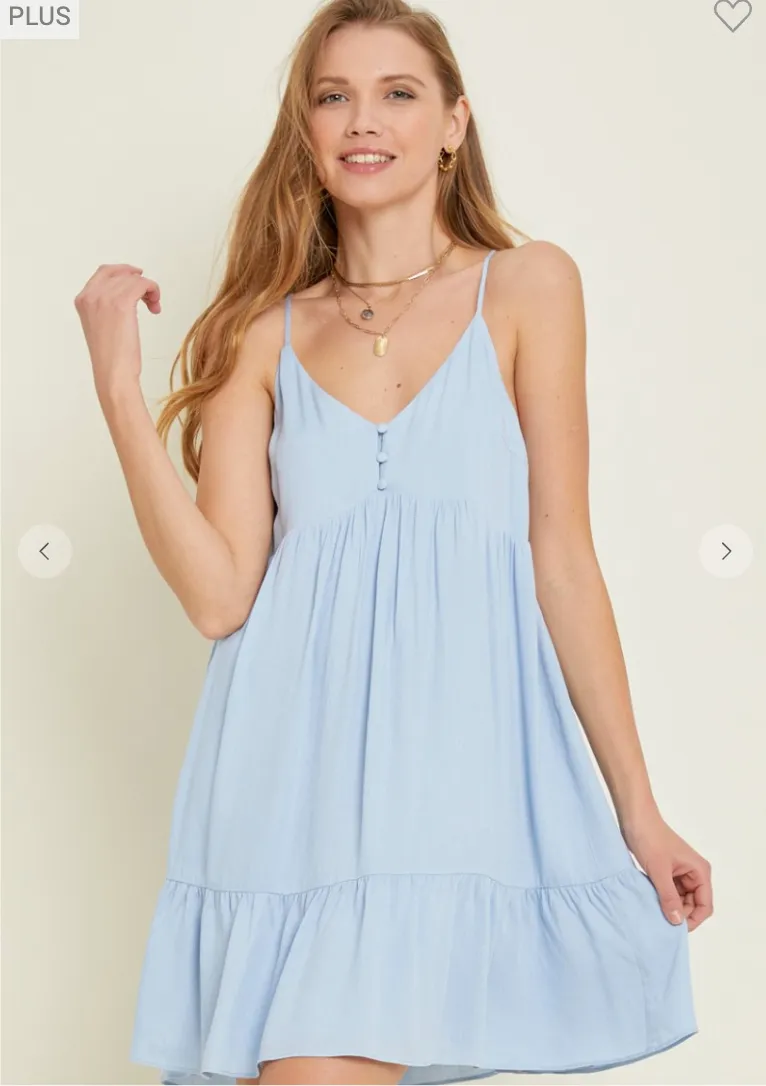 Halter Neck Flare Dress (2 Colors)