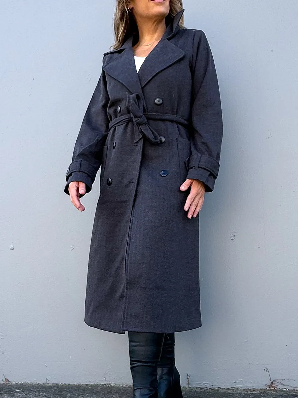 Hardin Coat - Charcoal