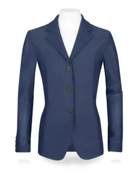 Harmony Jr Girls Mesh Show Coat from R.J. Classics - Insignia Blue