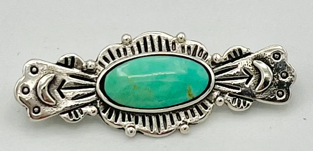 Hat Pin- Assorted Turquoise & Sterling Silver