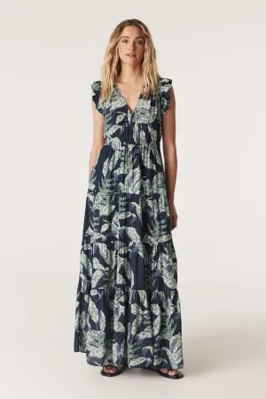 Havana Maxi Dress - Navy Floral