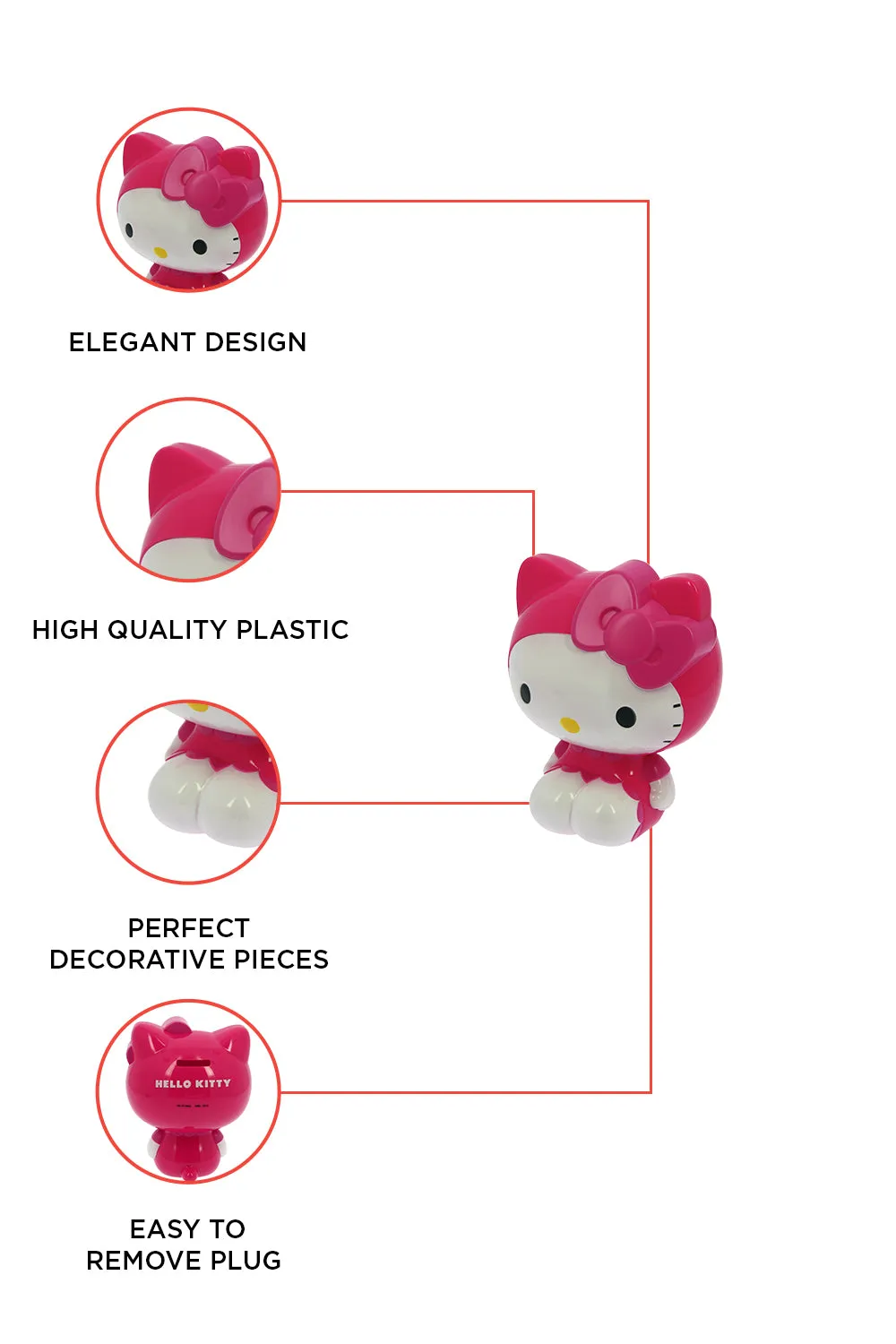 Hello Kitty Strawberry  Jumbo Money Bank