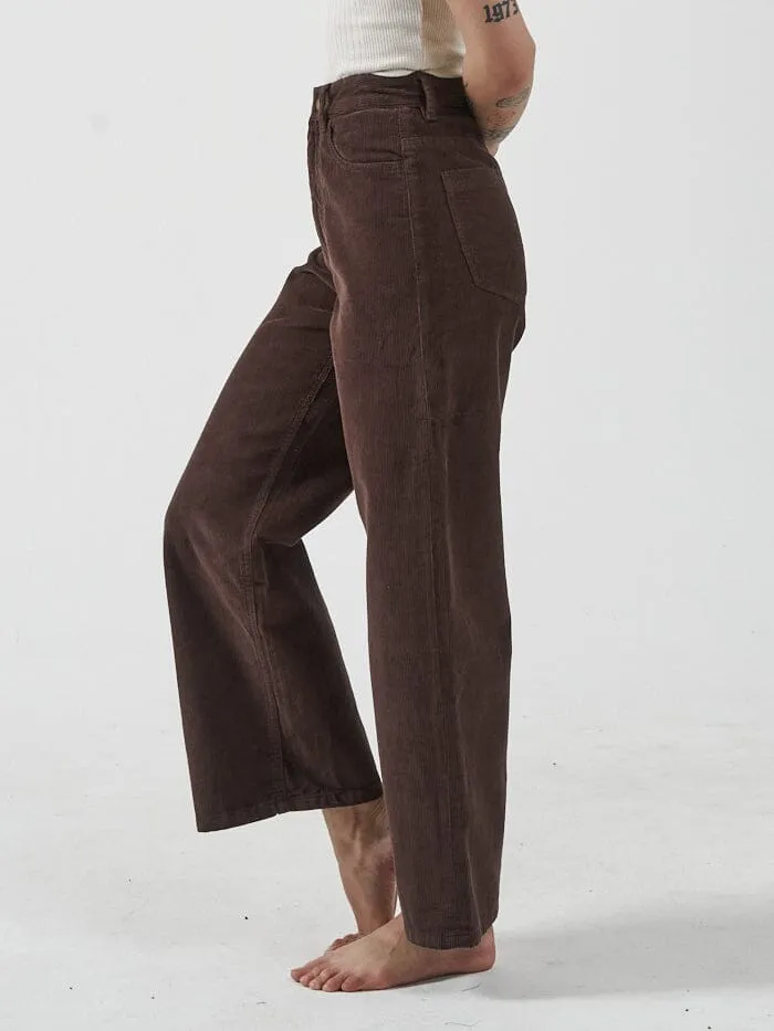 Holly Cord Pant - Postal Brown