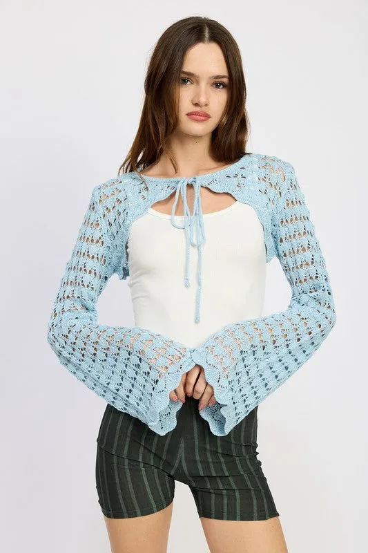 Hot Girl Charmie Crochet Bolero