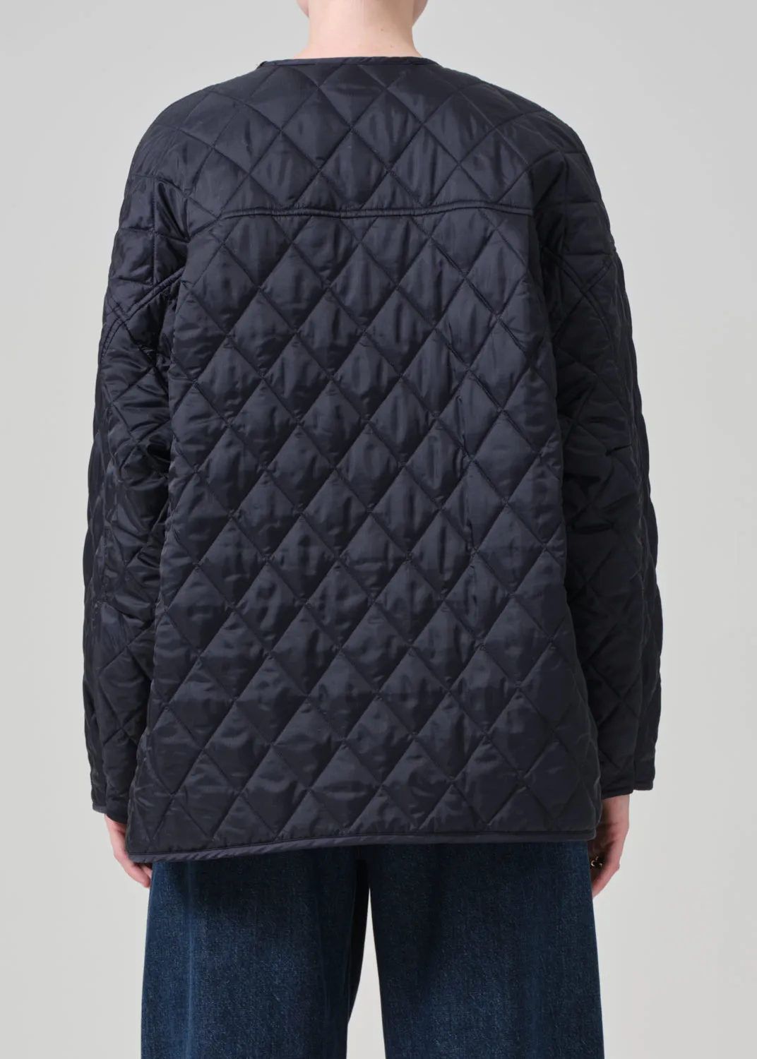 Huntleigh Quilted Coat in Ink