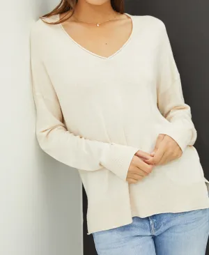 Justine Cream Sweater