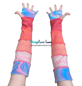 Katwise-inspired felted 100% cashmere arm warmers-1569