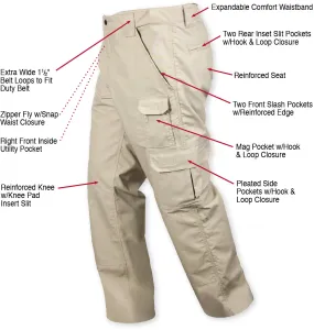 Khaki Tactical Duty Pants