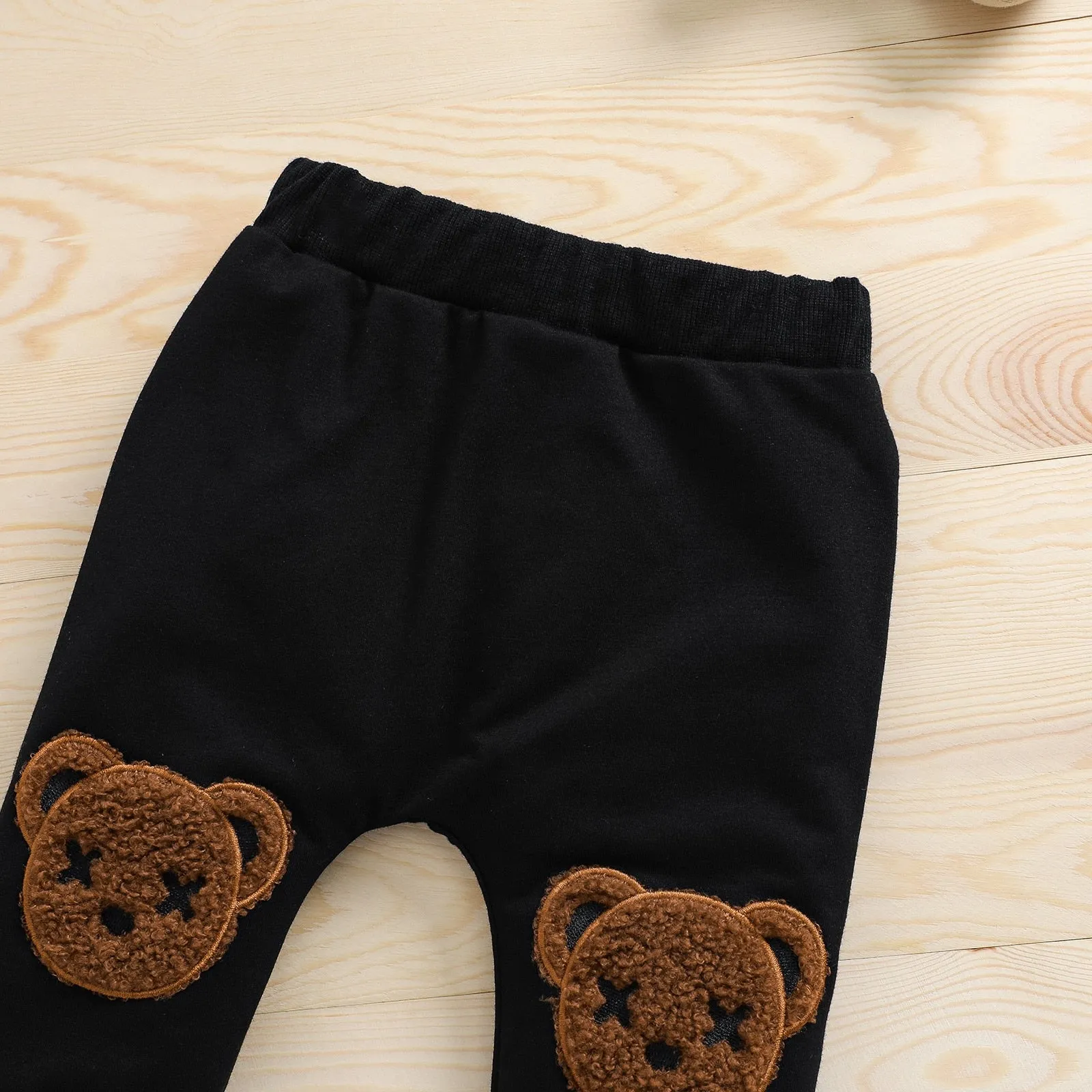 Kids Cotton Tracksuit Set - Fuzzy Bear