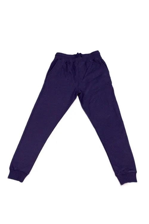 Kids Sweatpants cotton Milton - Navy