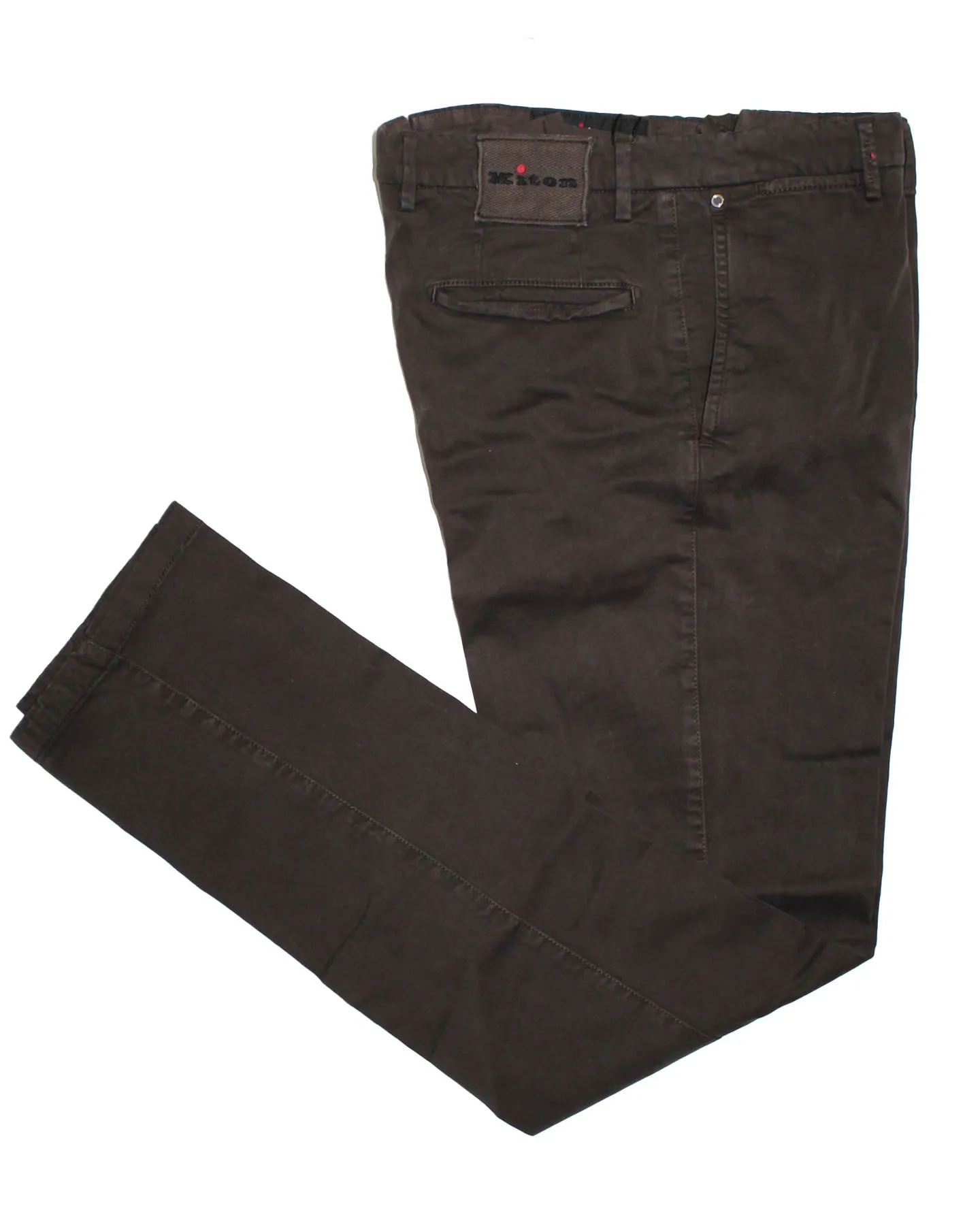 Kiton Casual Pants Dark Brown 5 Pocket Slim Fit 32