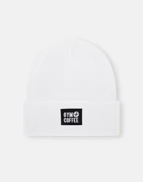 Knit Beanie in Cloud White