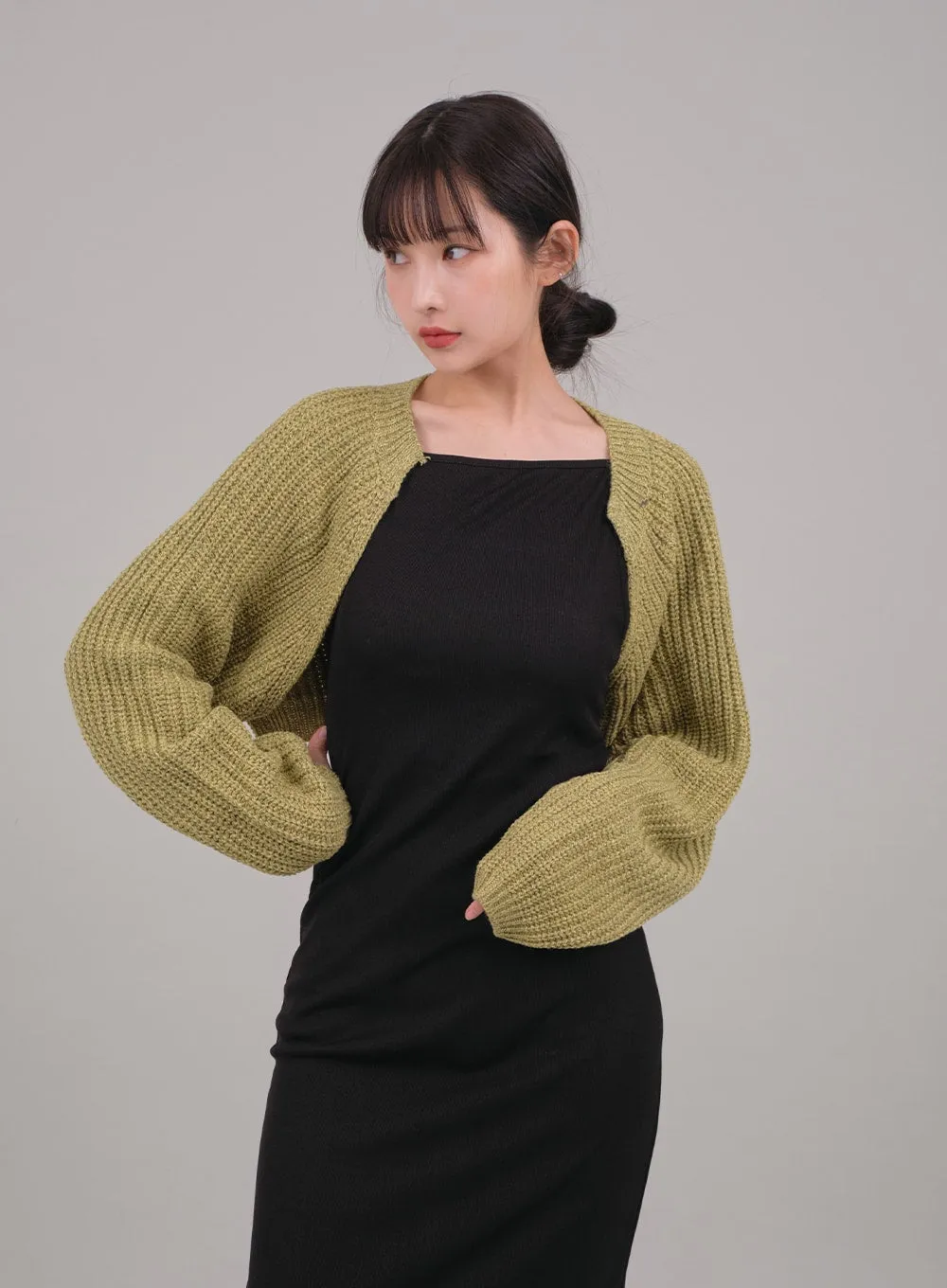 Knit Bolero Shrug C2001