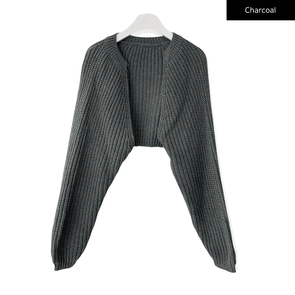 Knit Bolero Shrug C2001