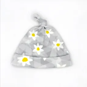 Lazy Daisy Baby Hat (0-3M) - Organic Cotton