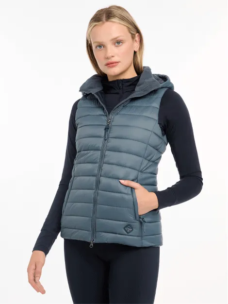 Le Mieux Tilly Hooded Puffer Gilet