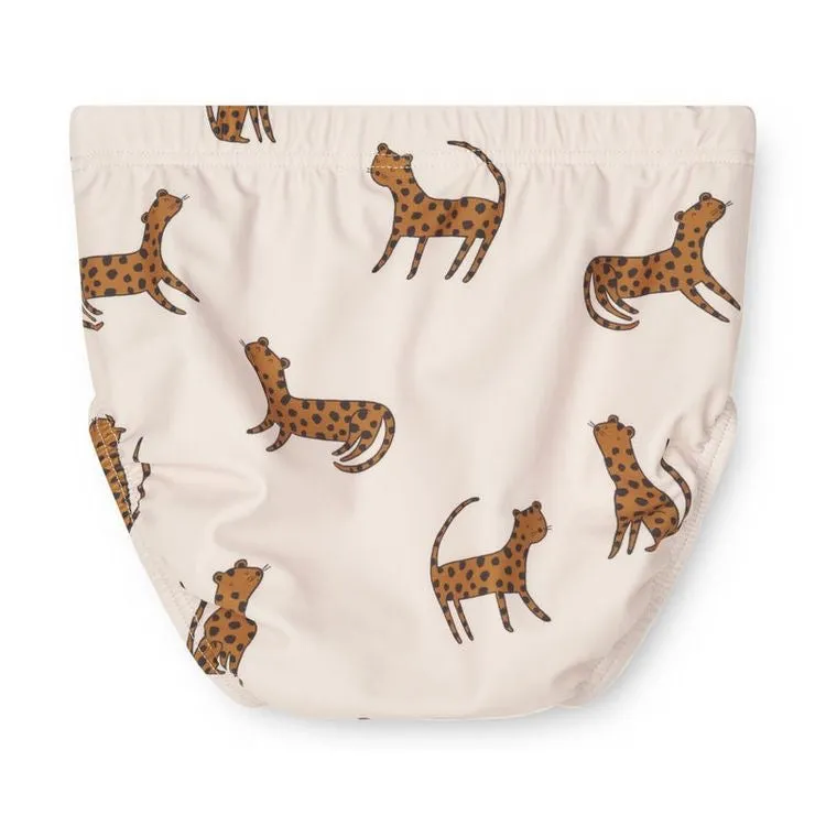 Liewood Anthony Baby Swim Pants Leopard / Sandy