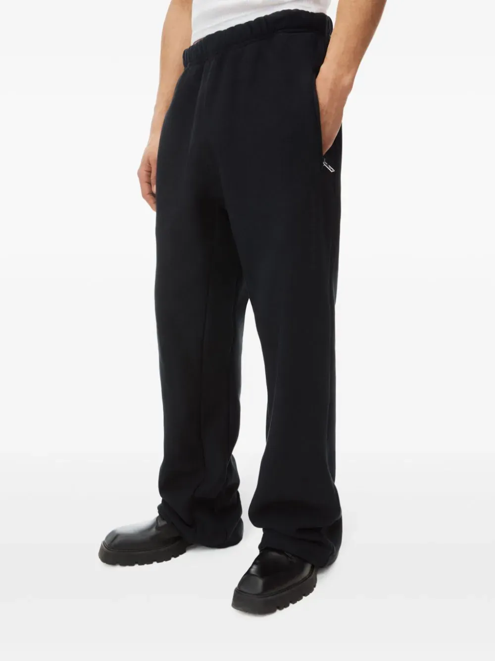 Logo Embroidered Oversized Sweatpants In Heavy Cotton Terry