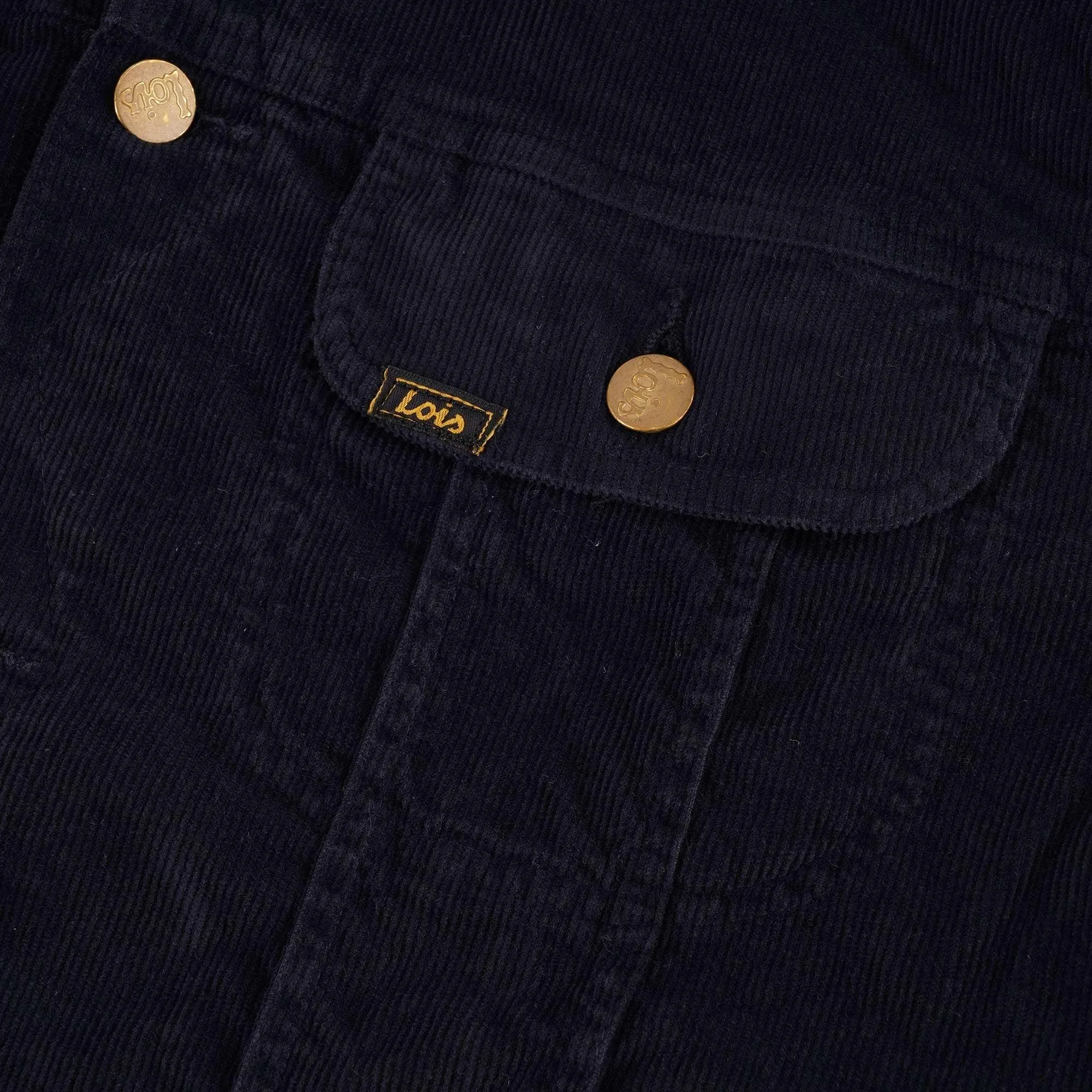 Lois Jeans Tejana Thin Cord Jacket Navy Blue