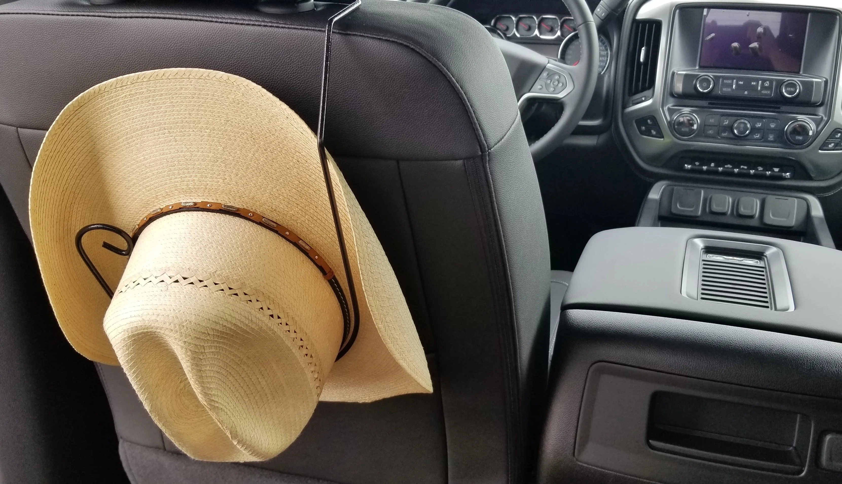 Made in the USA Truck/SUV Cowboy Hat Holder Powder Coated