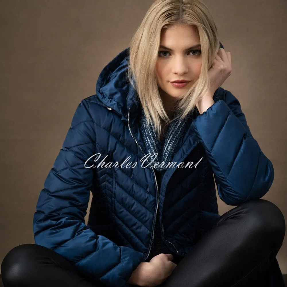 Marble 2 in 1 Quilted Jacket – style 5949-170 (Marine)