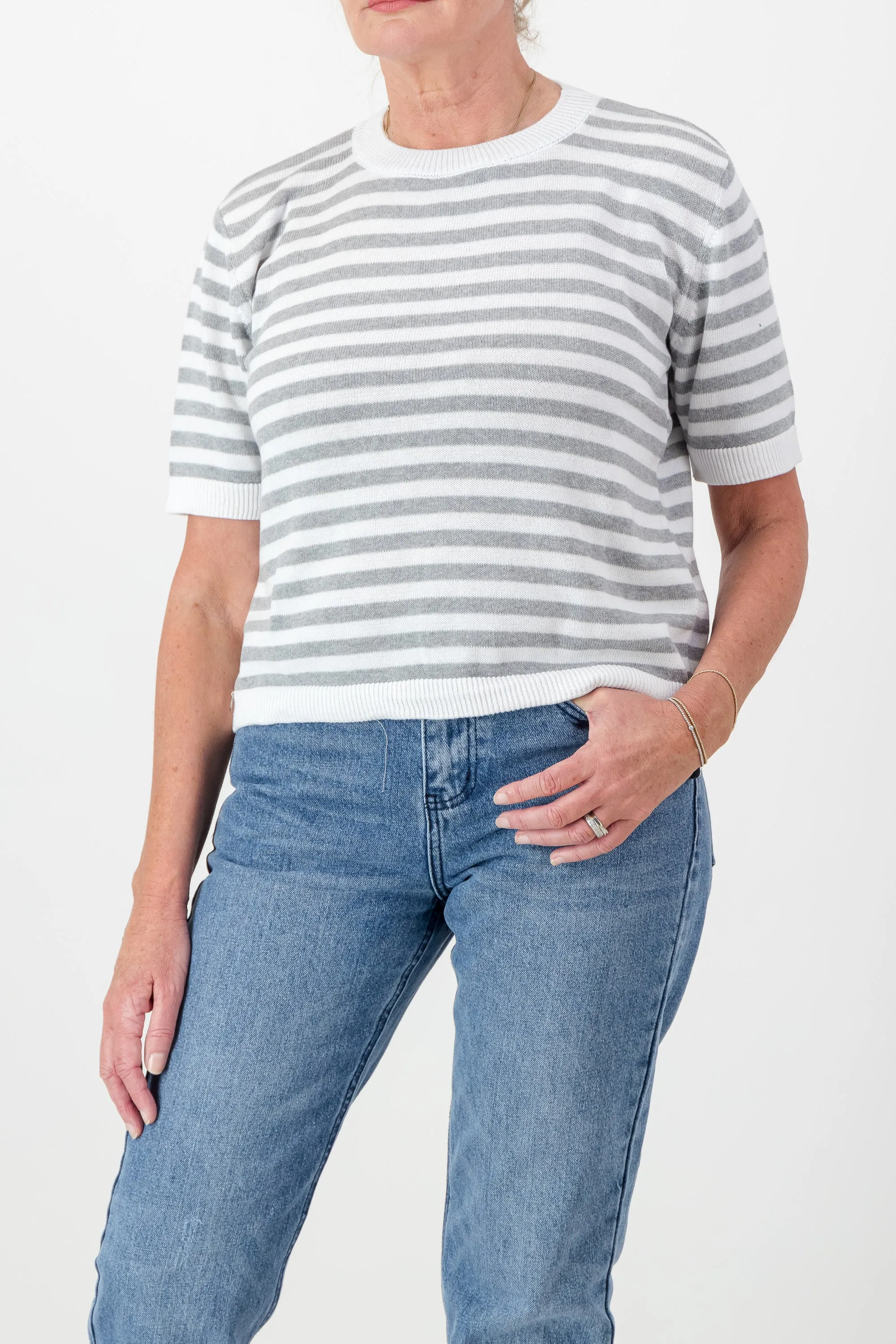 Marina Cotton Knit T-Shirt