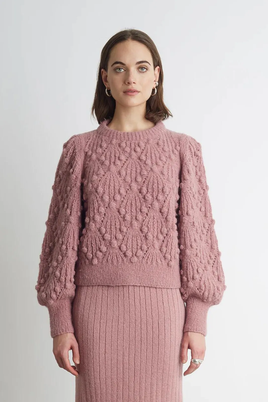 Marisa Sweater, Mineral Pink