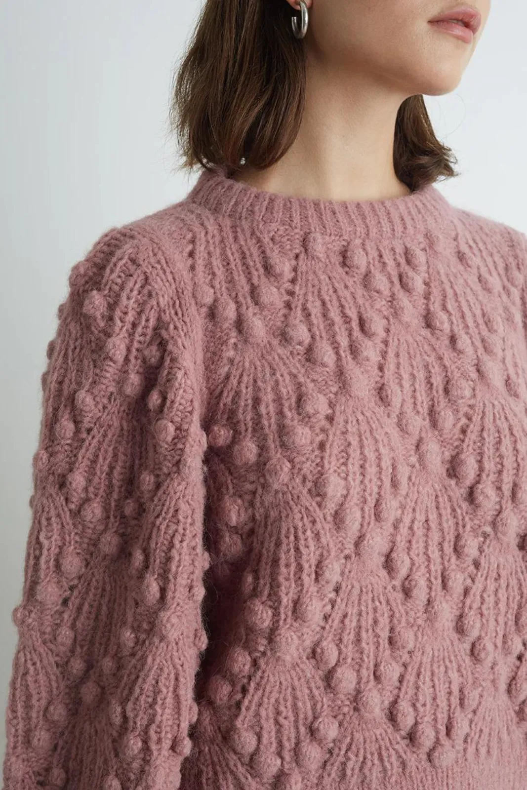 Marisa Sweater, Mineral Pink