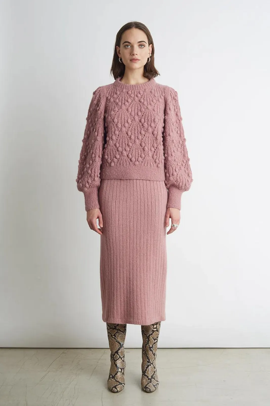 Marisa Sweater, Mineral Pink