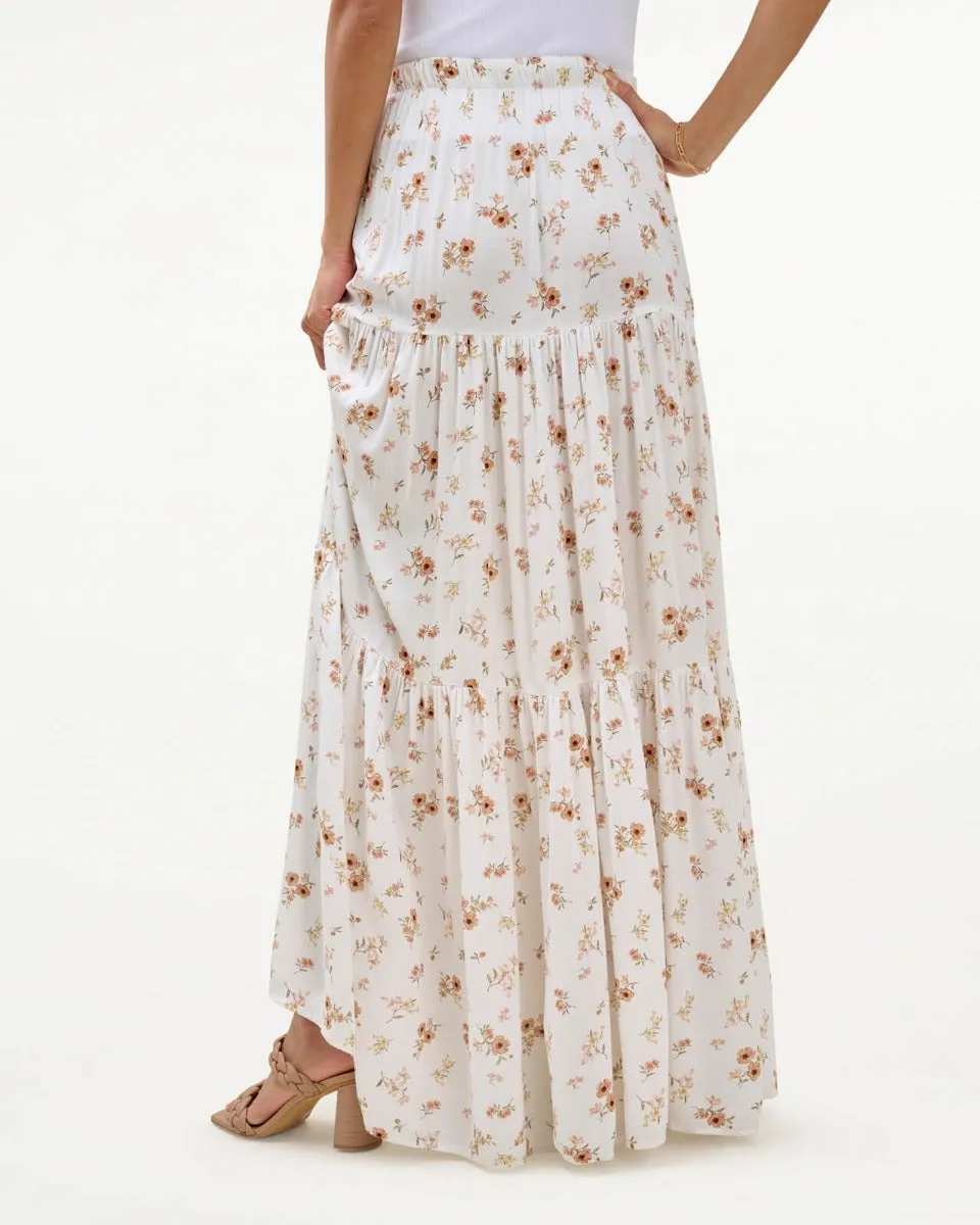 Mary Lawless Lee x Splendid Floral Maxi Skirt