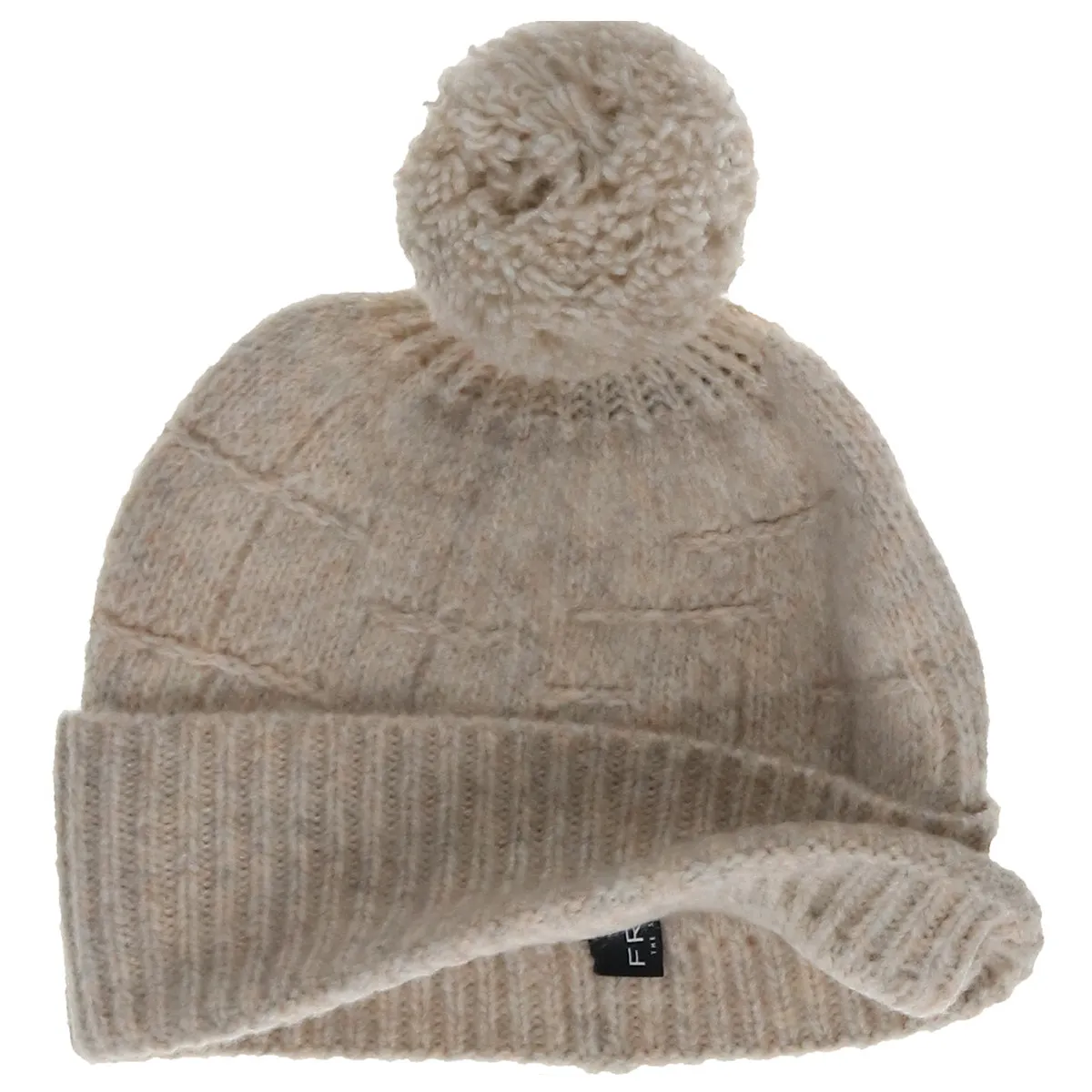 Melange Pom Pom Knit Hat