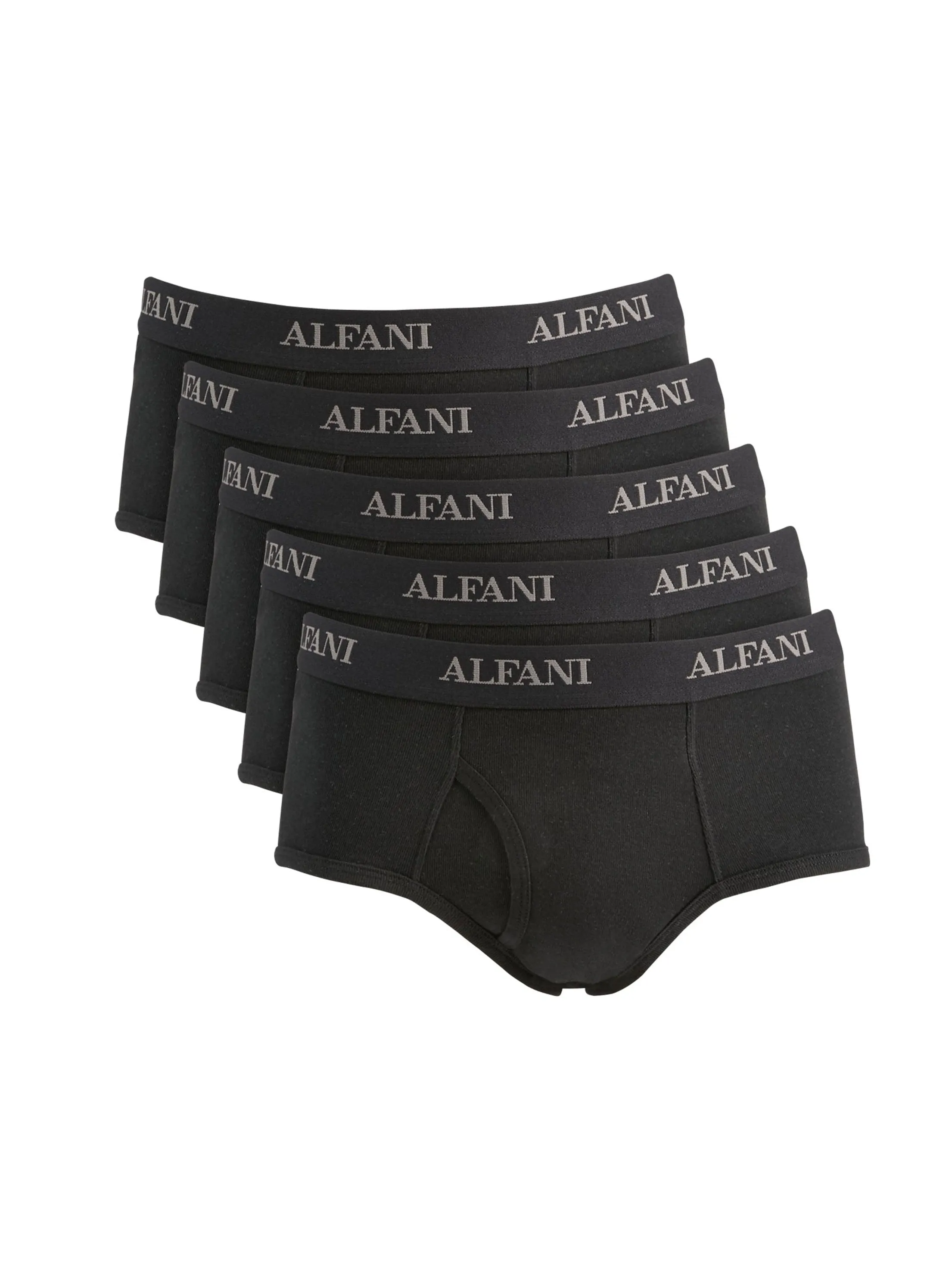 Men's  5 Pairs Plain Boxers Set,Black