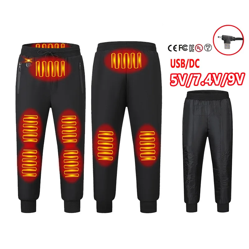 Men's 8 Area Waterproof Heated Pants