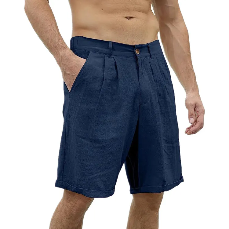 MEN'S CASUAL BEACH COTTON CLASSIC SUMMER SHORTS