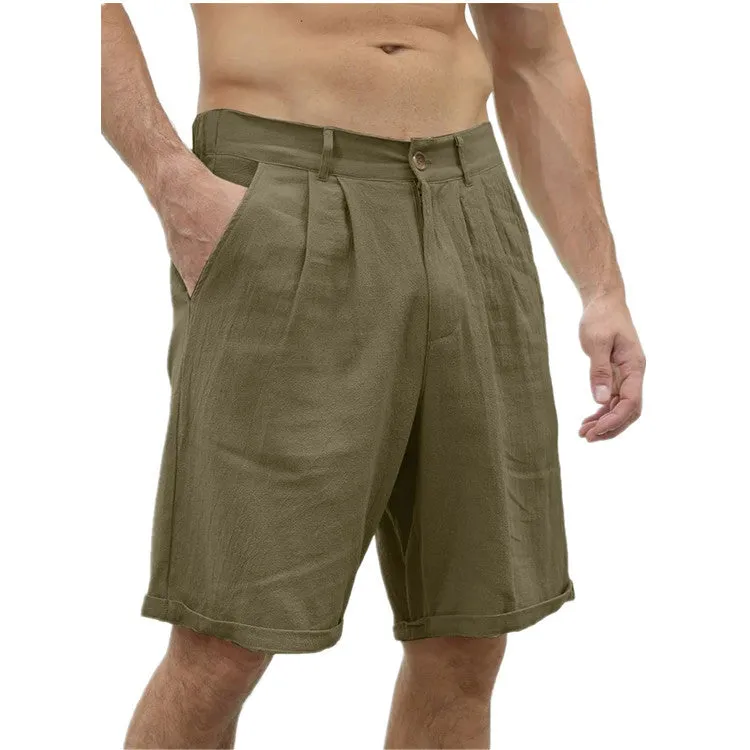 MEN'S CASUAL BEACH COTTON CLASSIC SUMMER SHORTS