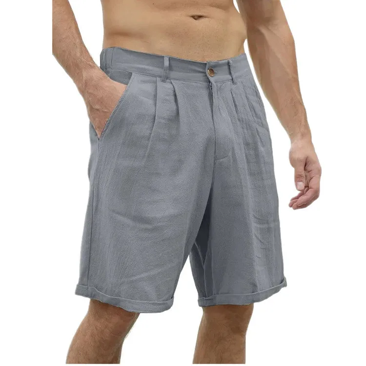 MEN'S CASUAL BEACH COTTON CLASSIC SUMMER SHORTS