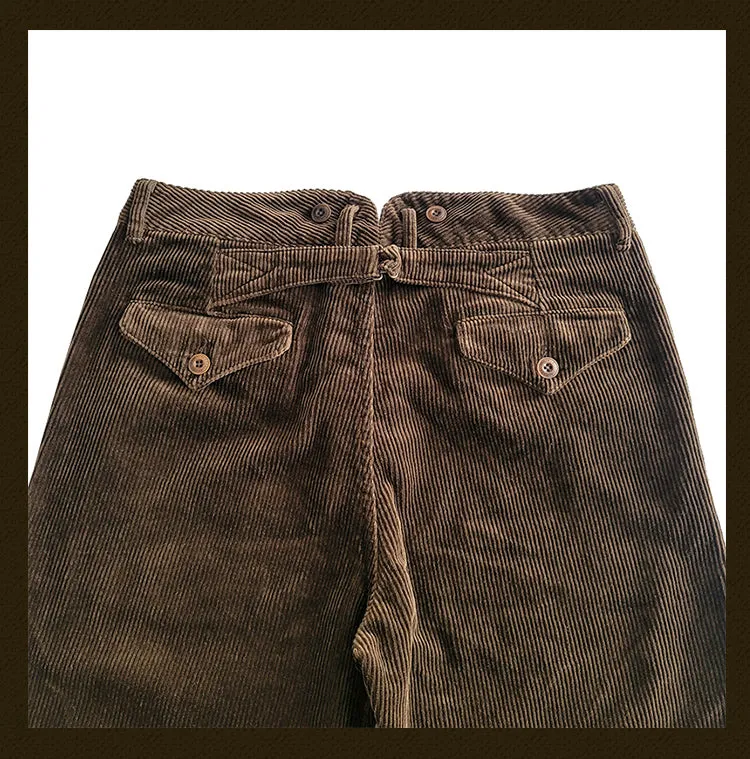 Men's Corduroy Straight  Pants