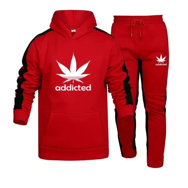 Men's Sweat Shirt Hoodies Sweatpants Set