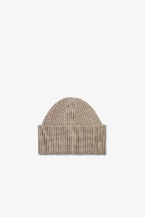 Merino Beanie Hat | Beige